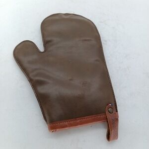 Cuisipro Combekk Brown Leather Dutch Oven Mitt Glove Made in Holland a12